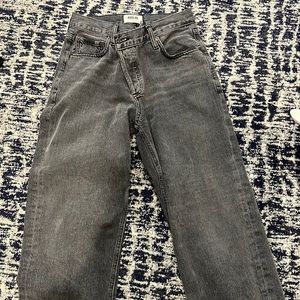 Agolde criss cross black size 24